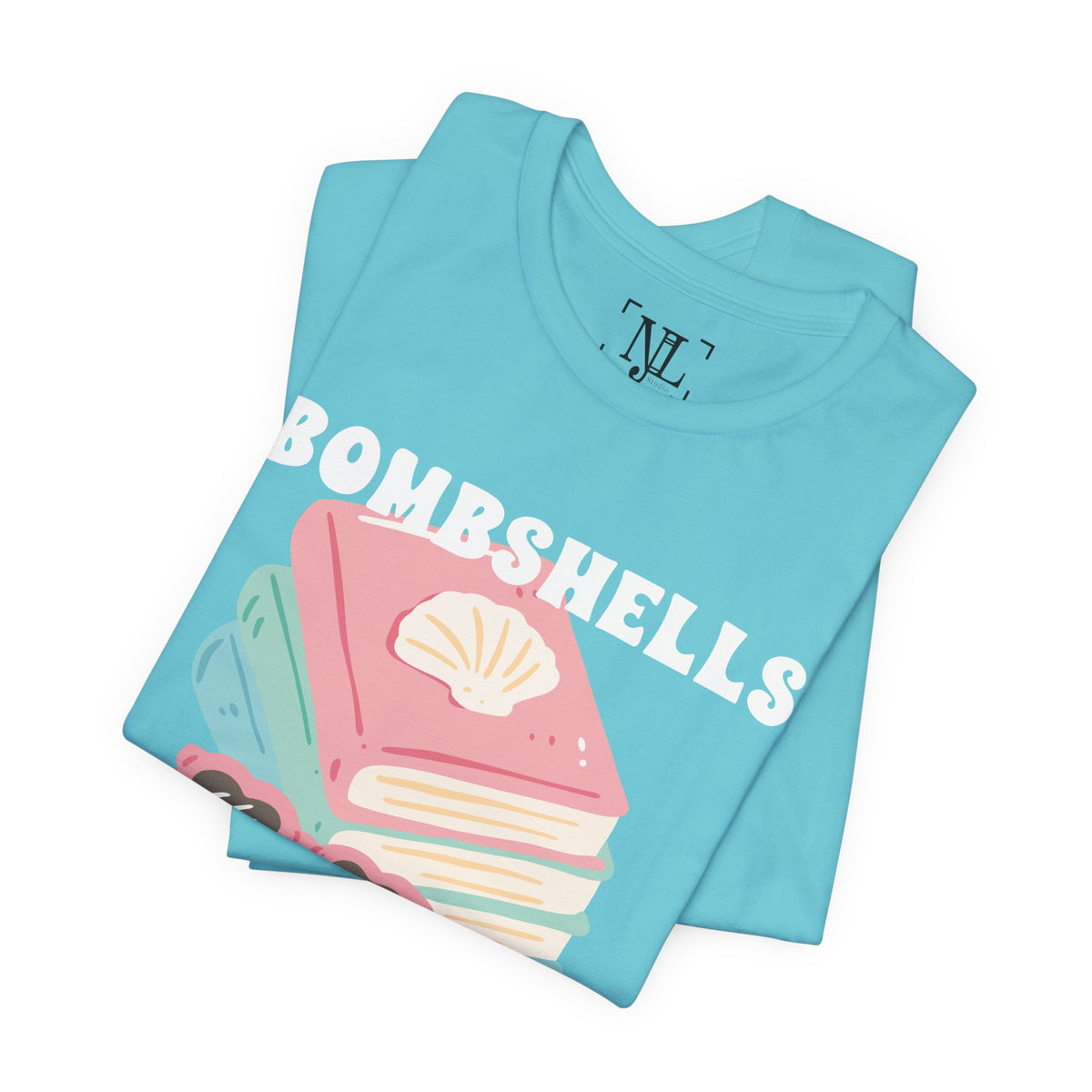 Bombshells Read Books - Bookish Villa Inspired Tee (White Text)