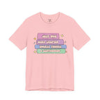 Book Lover Tee — "Just One More Chapter Unless There’s A Cliffhanger" Pastel Graphic