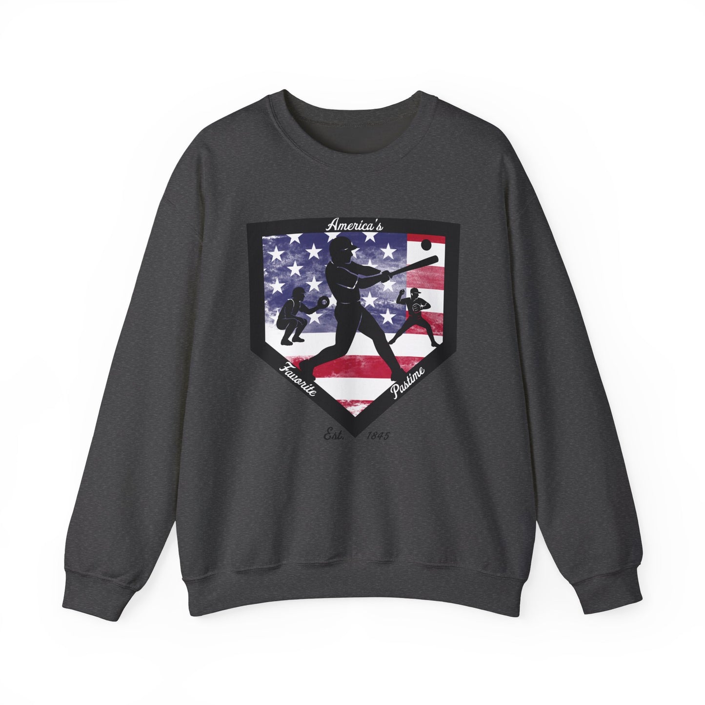 Baseball Home Plate Sweatshirt – America's Favorite Pastime Sweatshirt