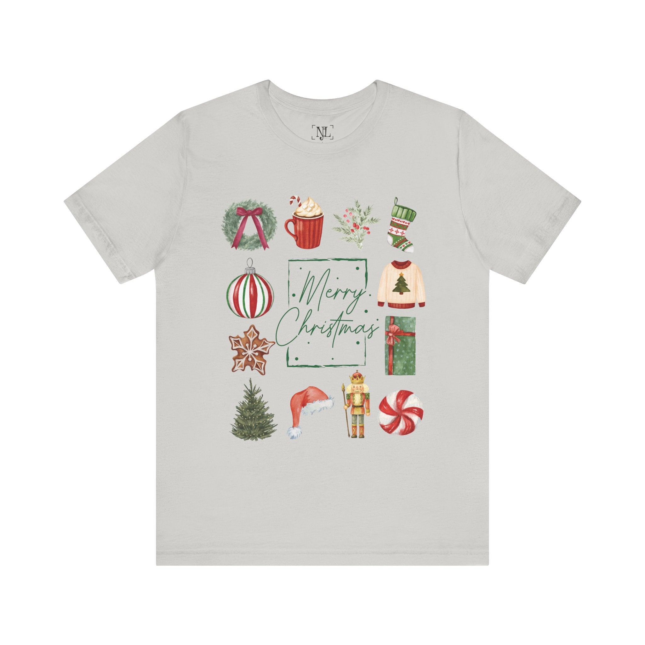 Vintage Merry Christmas - Short Sleeve Tee