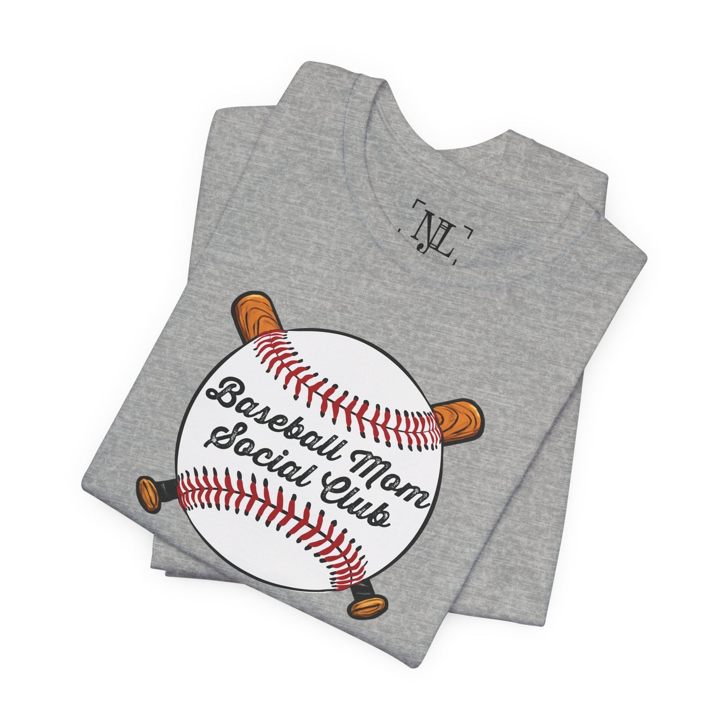 Baseball Mom Social Club Tee — Women’s Baseball Mom T-Shirt