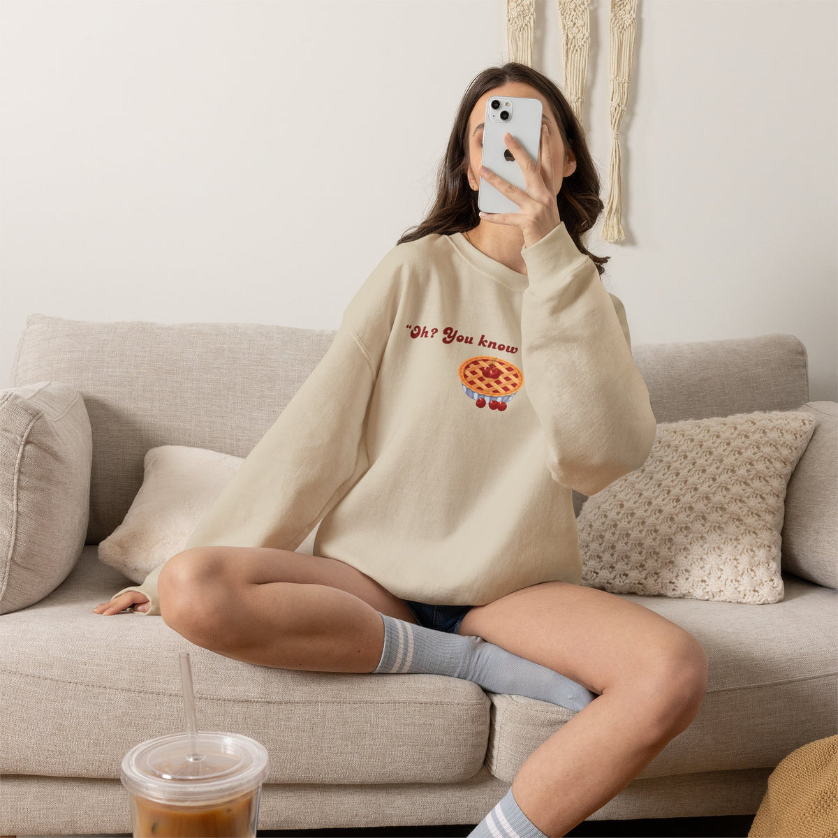 Oh? You know this one? Cherry Pie - Hockey Romance Inspired Sweatshirt