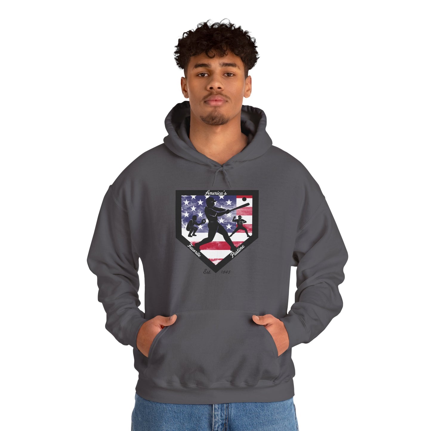 Baseball Home Plate Hoodie – America's Favorite Pastime Design