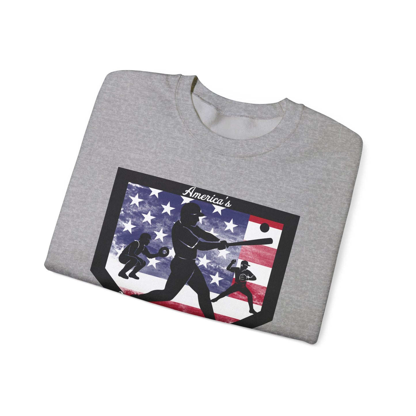 Baseball Home Plate Sweatshirt – America's Favorite Pastime Sweatshirt