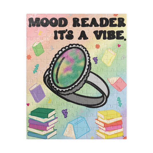 Mood Reader It's a Vibe - Bookish Jigsaw Puzzle (without Genres)