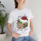 Mrs. Claus Book Club Short Sleeve Christmas Tee
