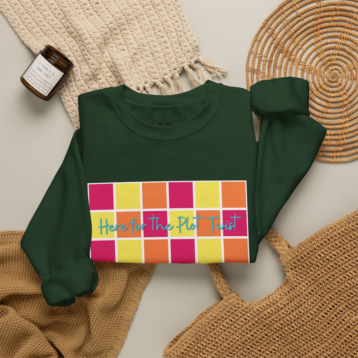 Here for the Plot Twist - Bookish Villa Inspired Sweatshirt