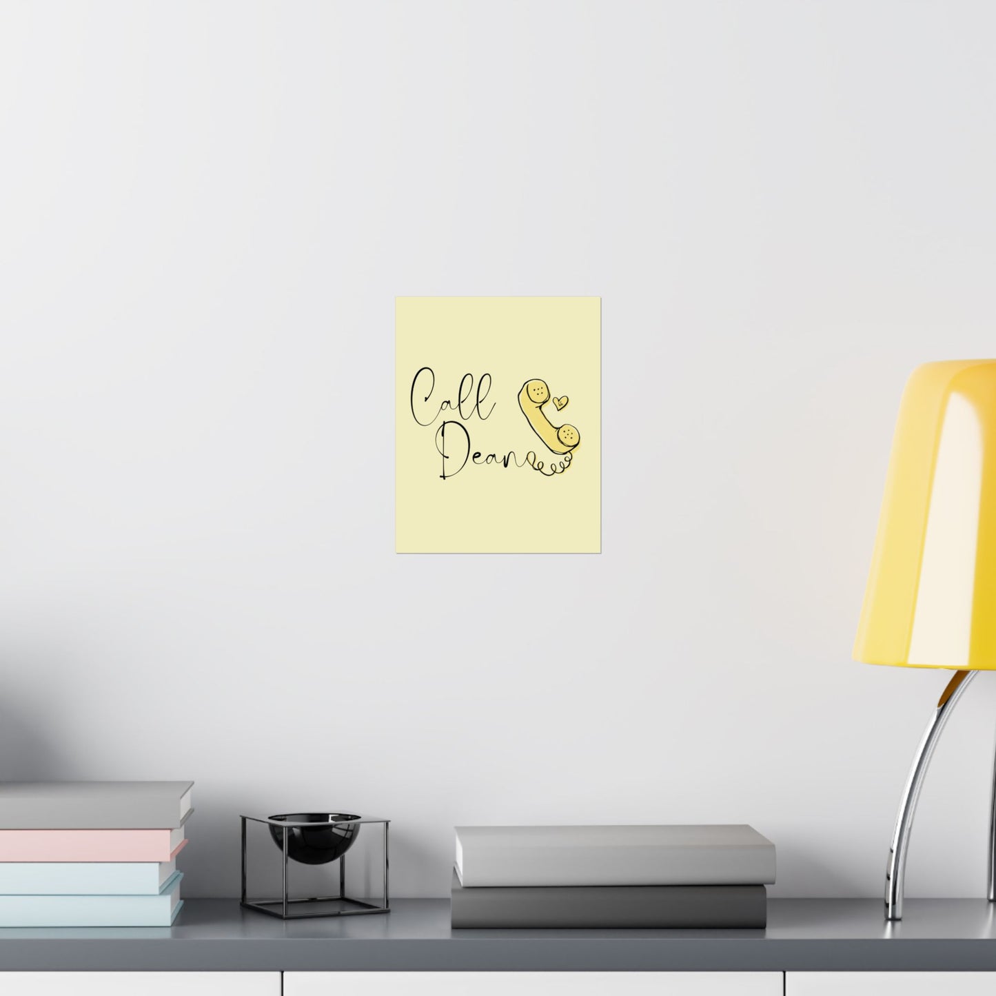 Call Dean - Hockey Romance Inspired Wall Art