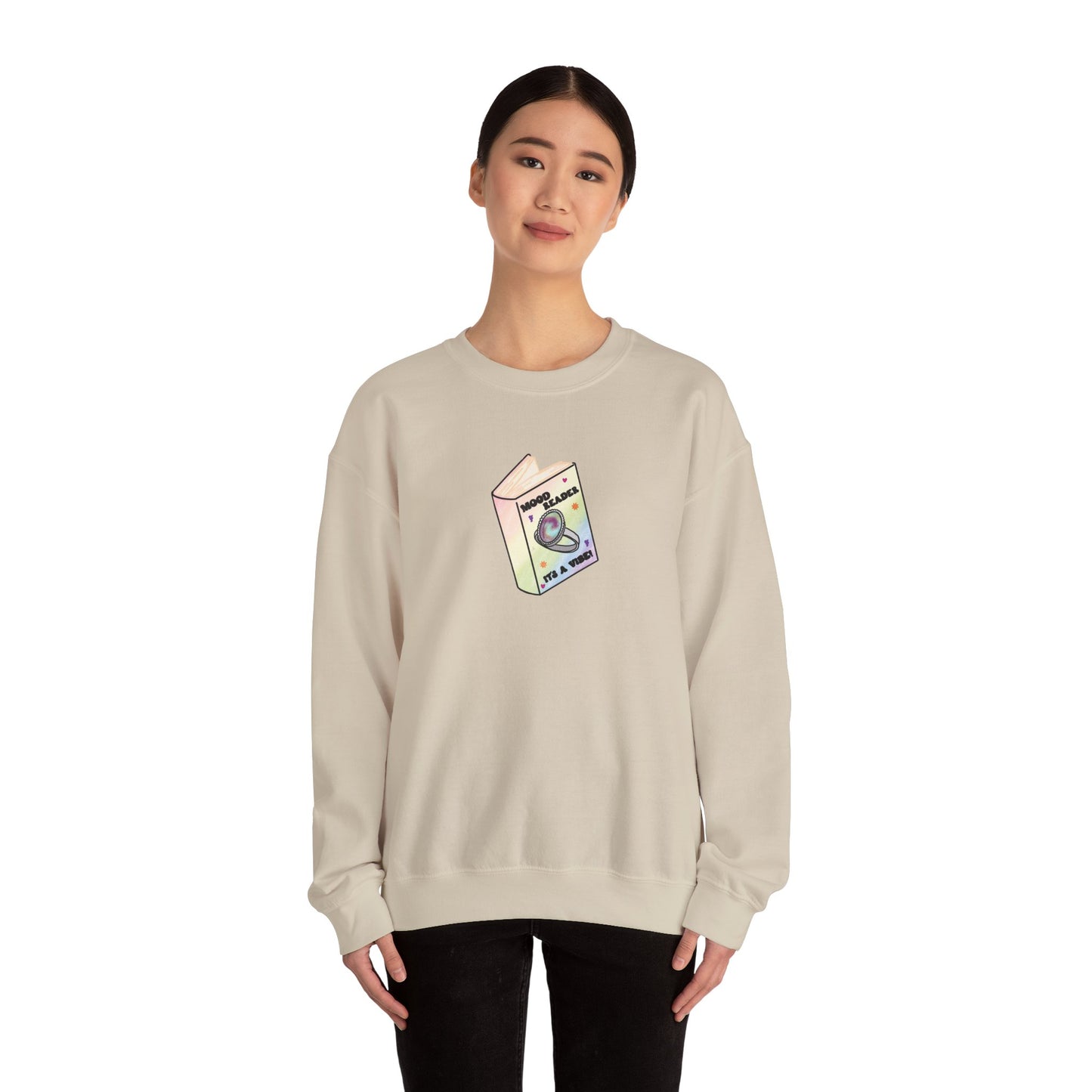 Mood Reader It's a Vibe - Cozy Heavyweight Bookish Crewneck Sweatshirt