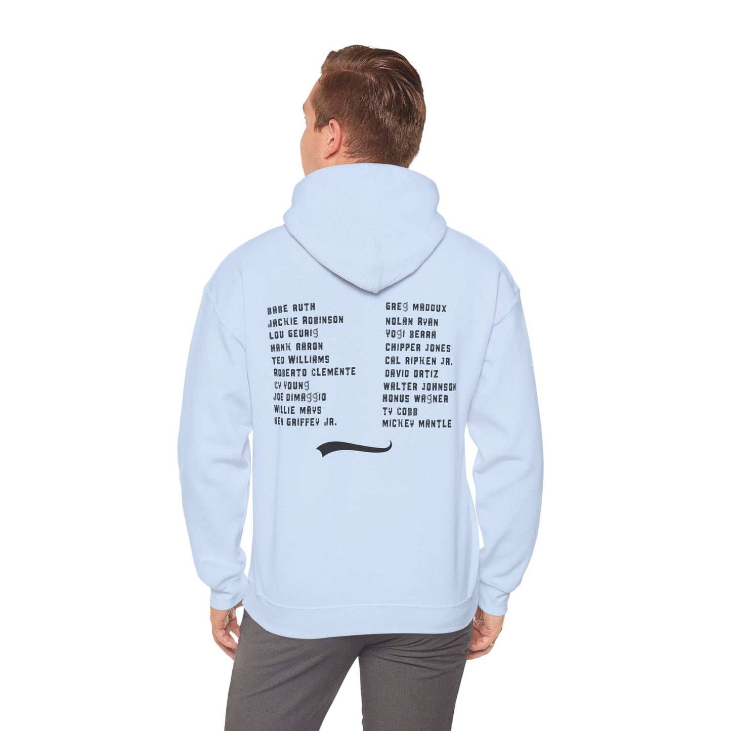 Baseball Tribute Hoodie — "Heroes Get Remembered, Legends Never Die" Hoodie