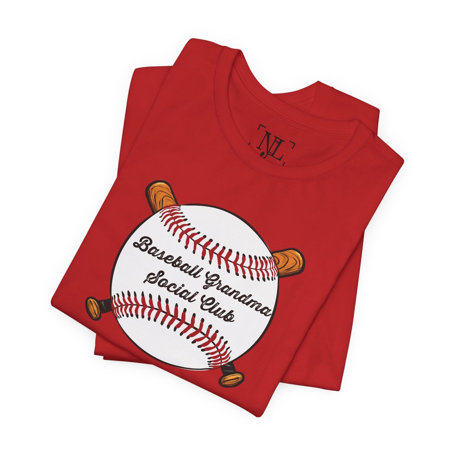 Baseball Grandma Social Club Tee — Women’s Baseball T-Shirt