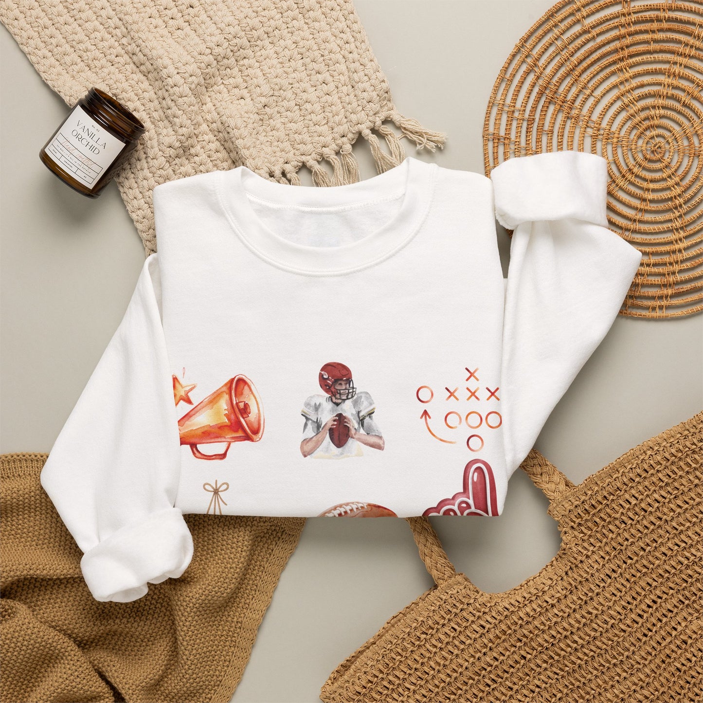 Vintage Football Icons - Graphic Sweatshirt