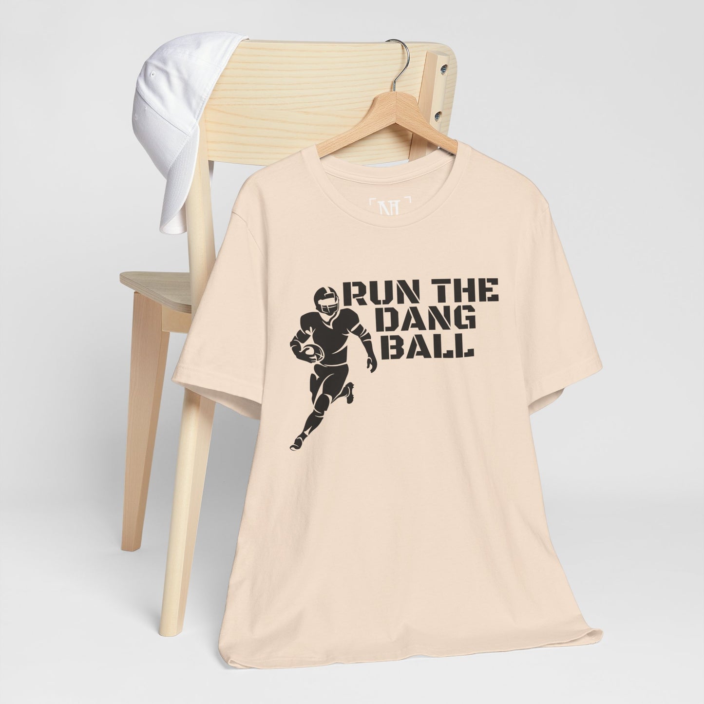 Run the Dang Ball T-Shirt — Football Player Graphic Tee