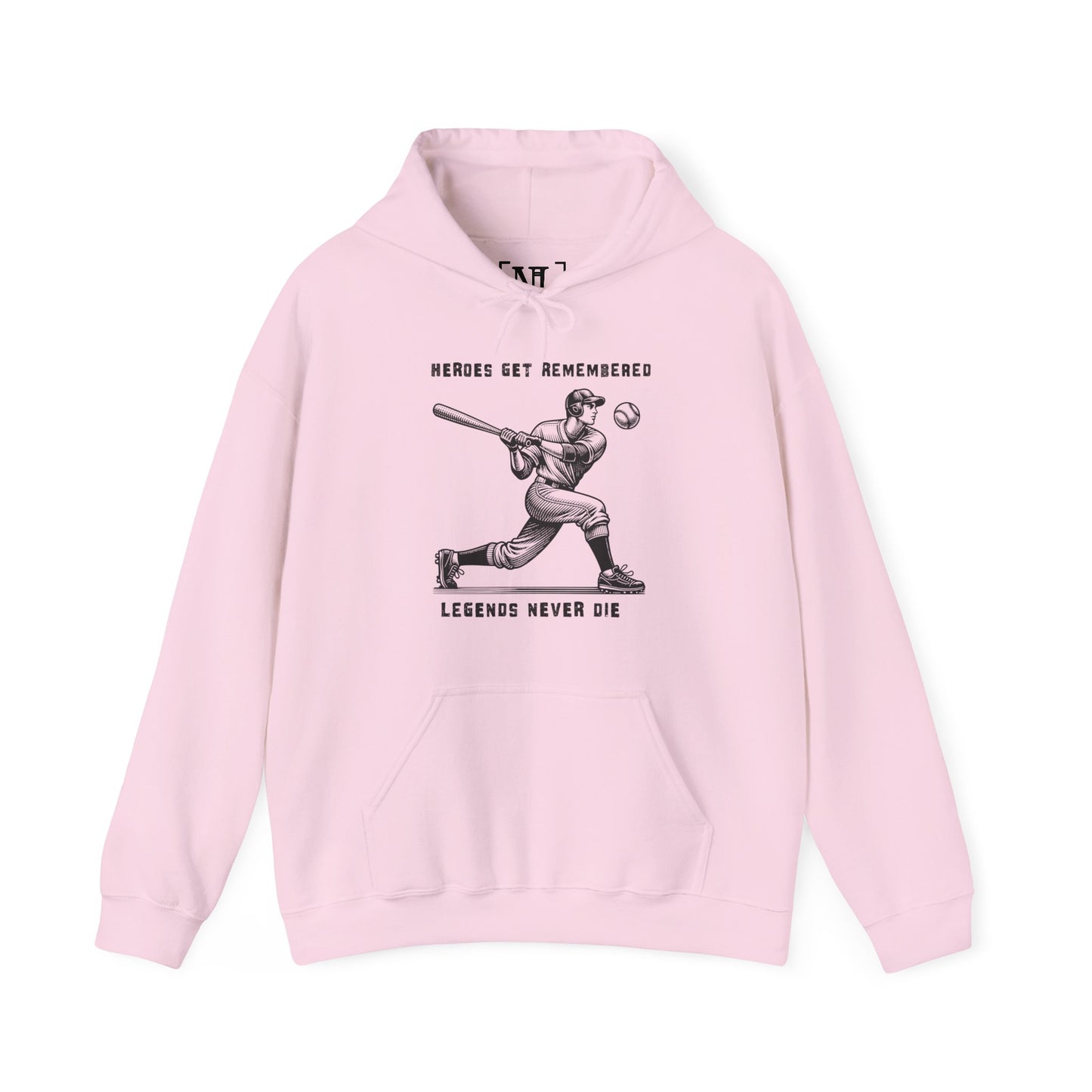 Baseball Tribute Hoodie — "Heroes Get Remembered, Legends Never Die" Hoodie