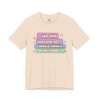 Book Lover Tee — "Just One More Chapter Unless There’s A Cliffhanger" Pastel Graphic