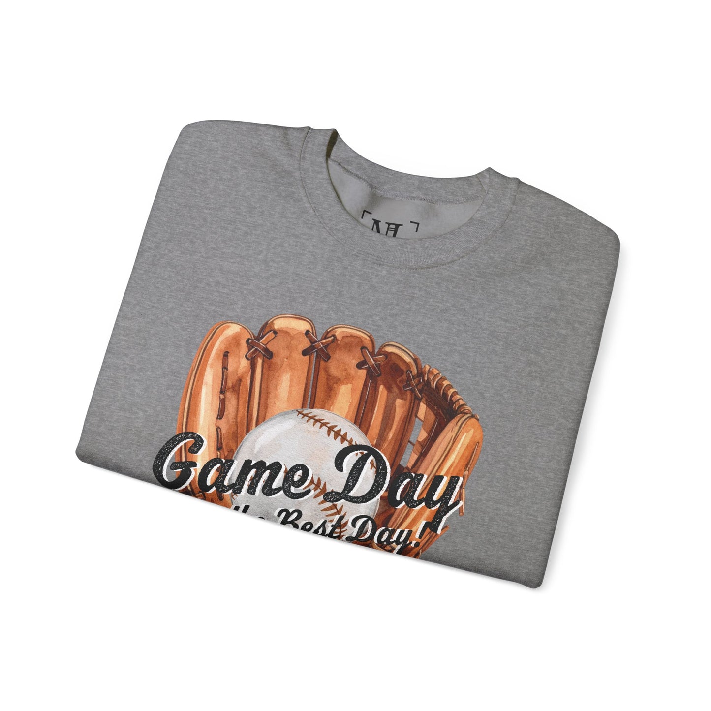 Game Day Baseball Sweatshirt — "Game Day is the Best Day" Crewneck