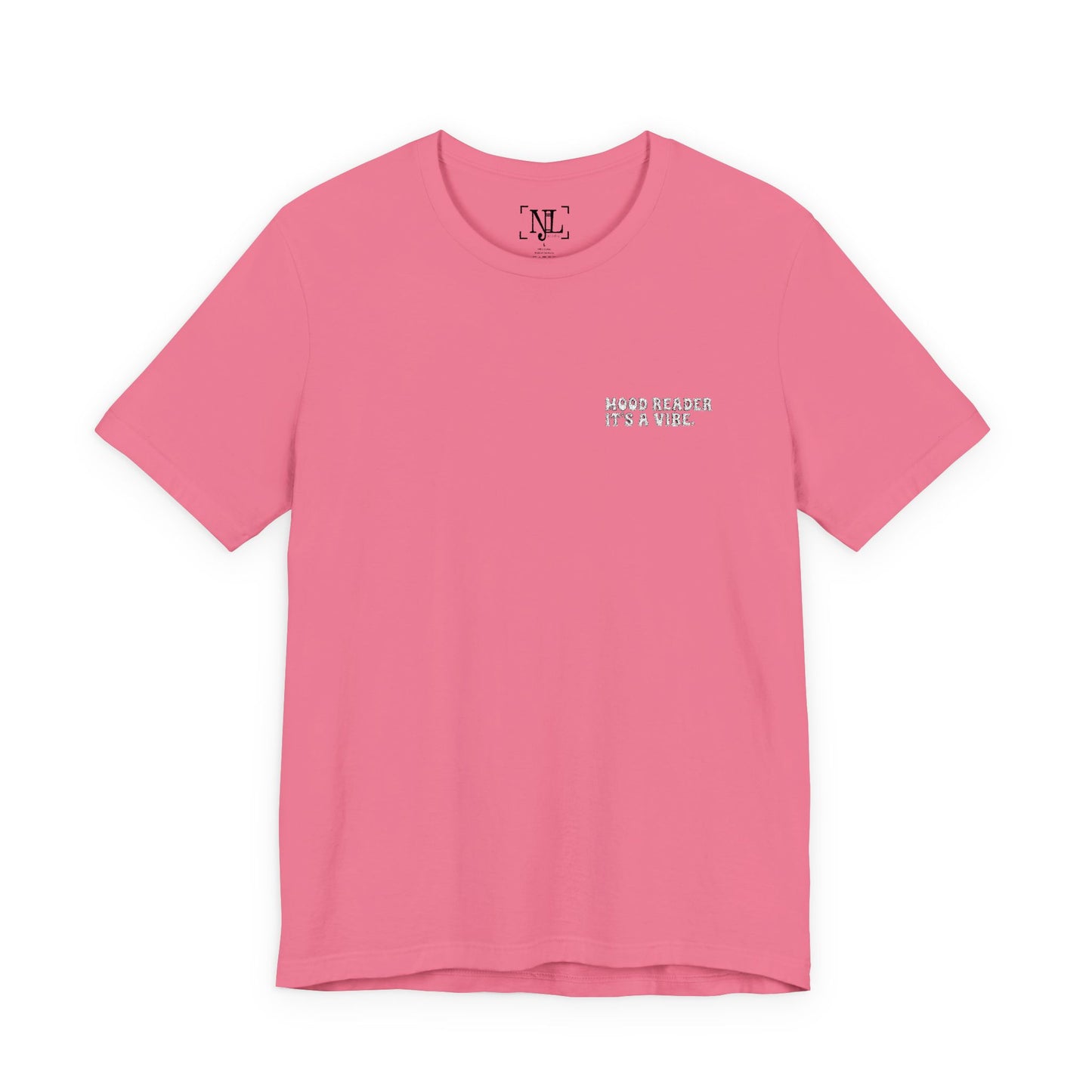 "Mood Readers. It's a Vibe." - Embroidered Literary Tee (White Text)