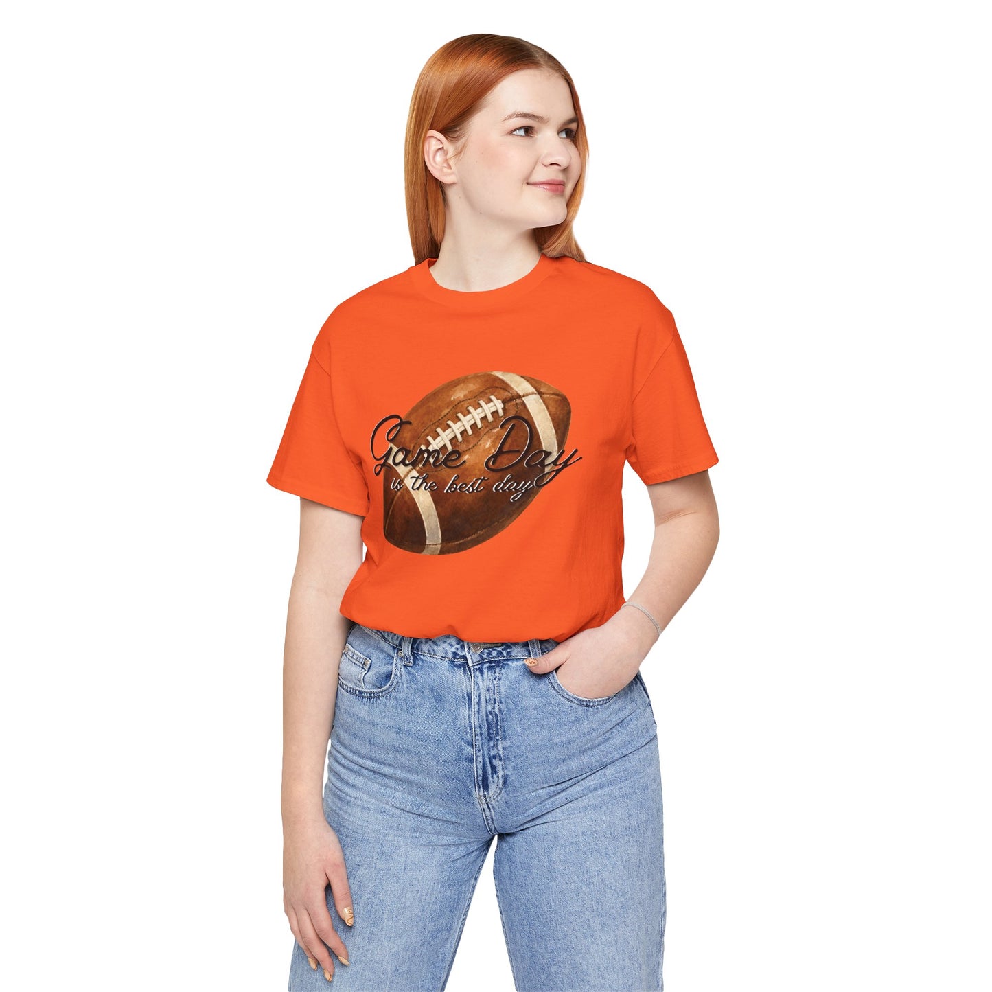 Game Day Football Tee — "Game Day is the best day" Vintage Football Shirt