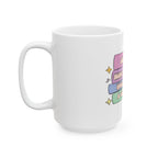 Book Lover Mug — “Just One More Chapter Unless There’s a Cliffhanger” Ceramic Coffee Cup (11oz/15oz)
