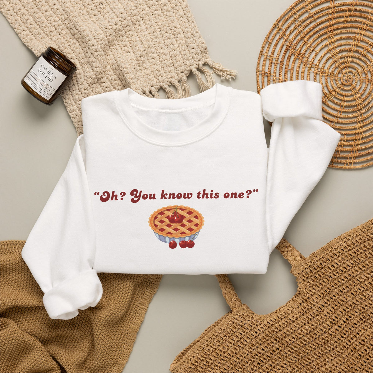 Oh? You know this one? Cherry Pie - Hockey Romance Inspired Sweatshirt