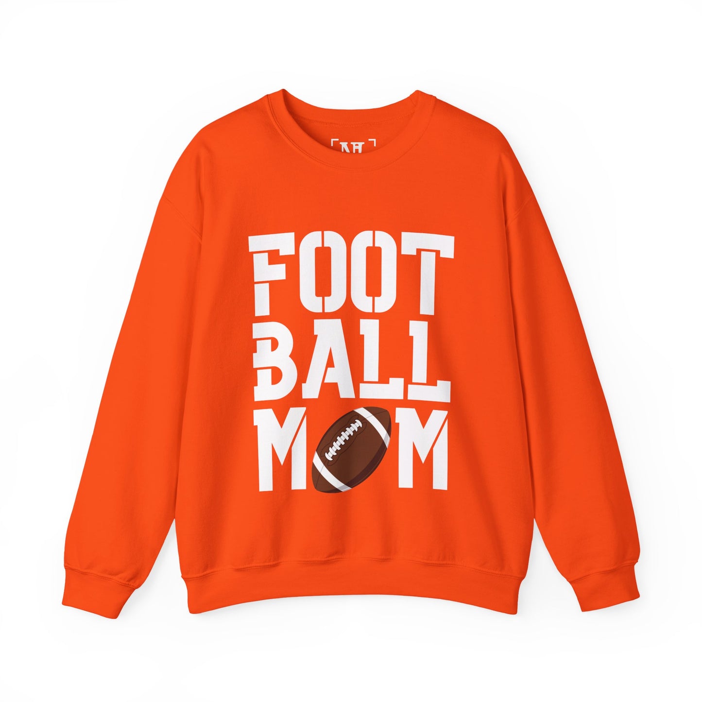 Football Mom Crewneck Sweatshirt (White Text)
