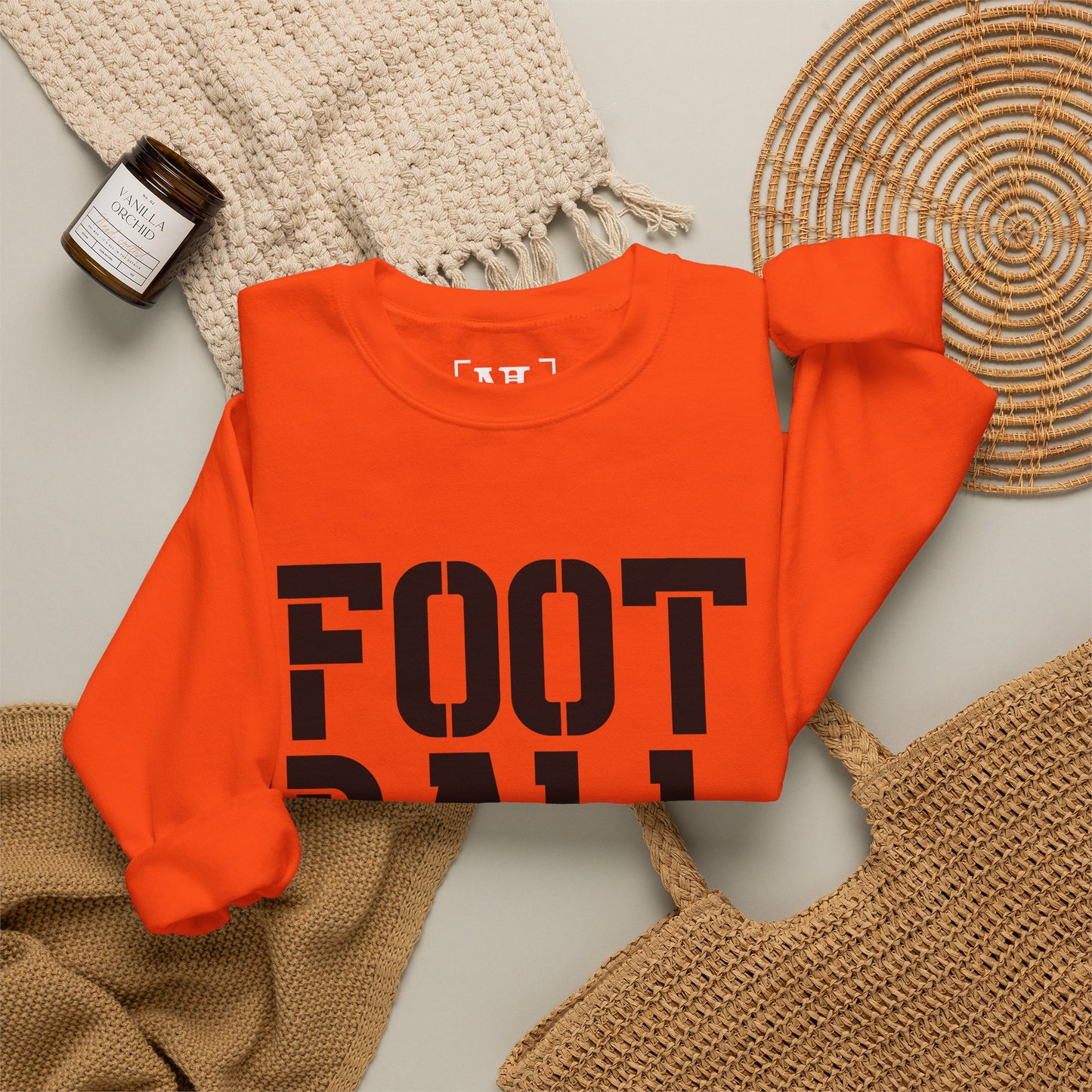 Football Mom Crewneck Sweatshirt