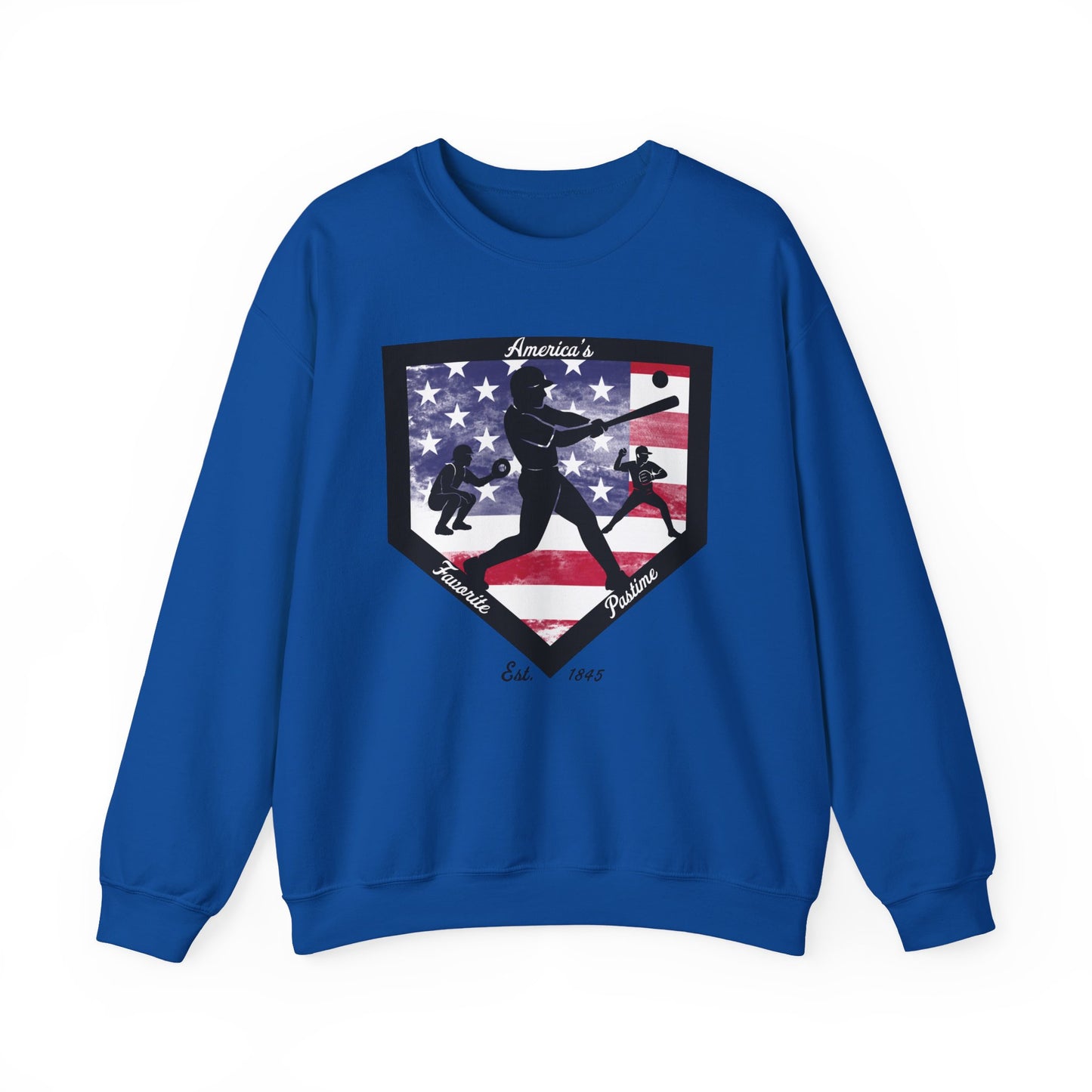 Baseball Home Plate Sweatshirt – America's Favorite Pastime Sweatshirt