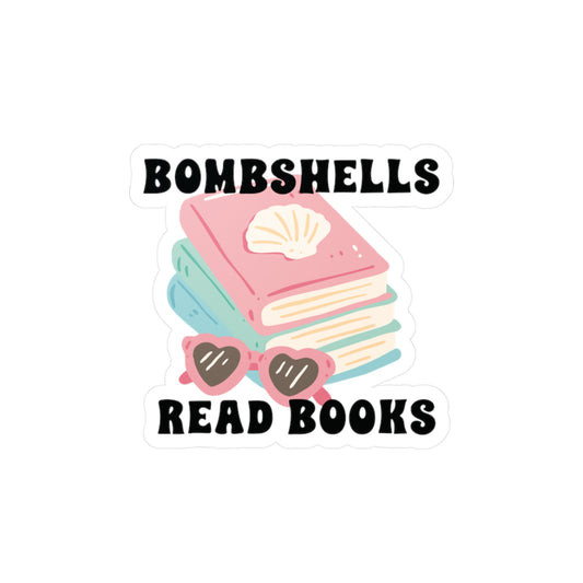 Bombshells Read Books - Bookish Villa Inspired Kiss-Cut Vinyl Sticker