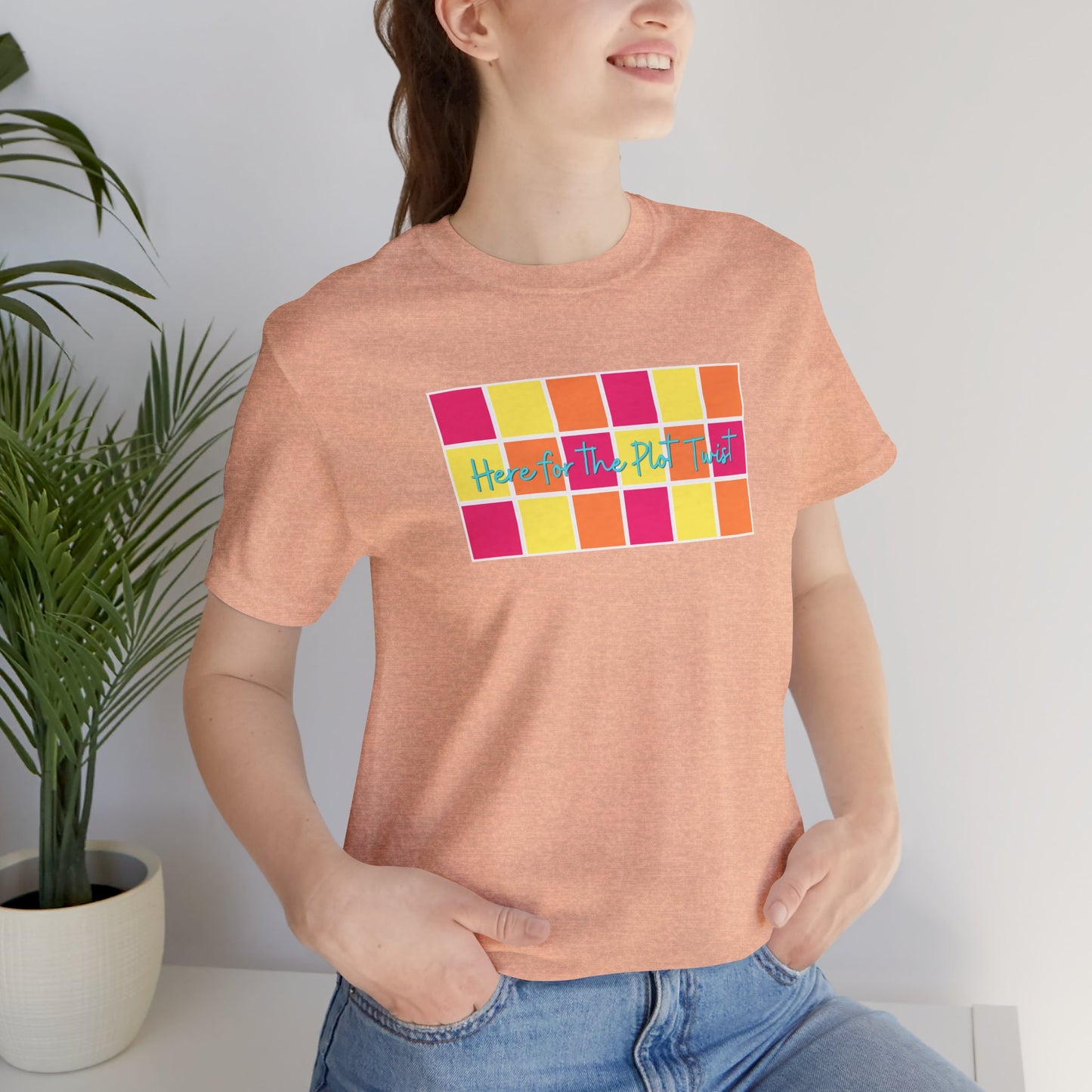 Here for the Plot Twist - Bookish Villa Inspired Tee
