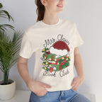 Mrs. Claus Book Club Short Sleeve Christmas Tee