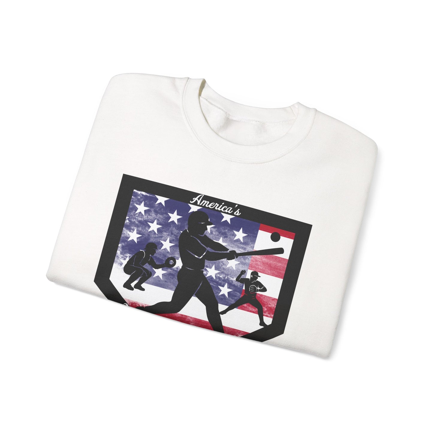 Baseball Home Plate Sweatshirt – America's Favorite Pastime Sweatshirt