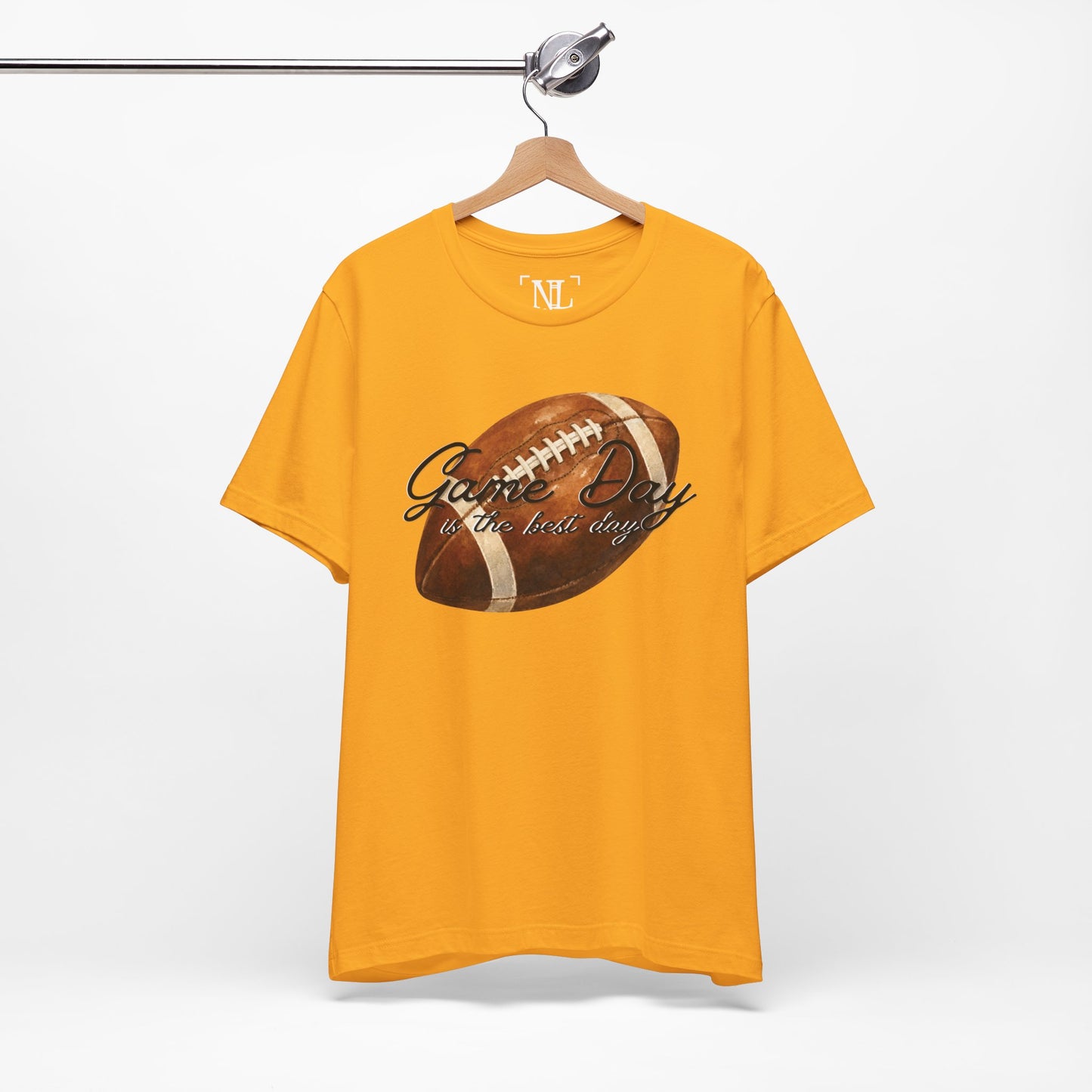 Game Day Football Tee — "Game Day is the best day" Vintage Football Shirt