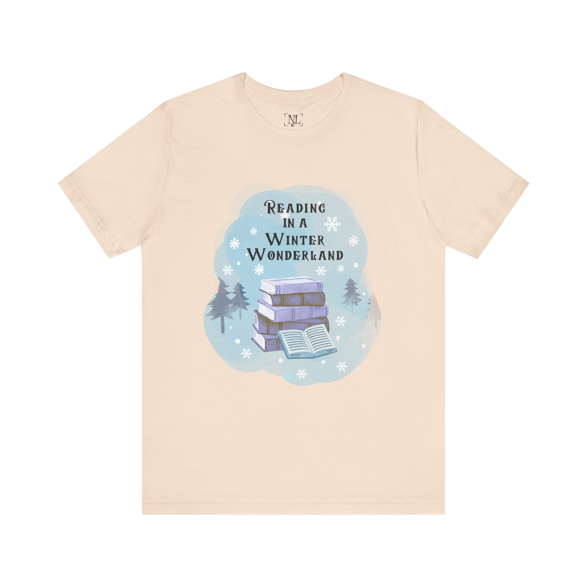 Reading in a Winter Wonderland Short Sleeve Tee