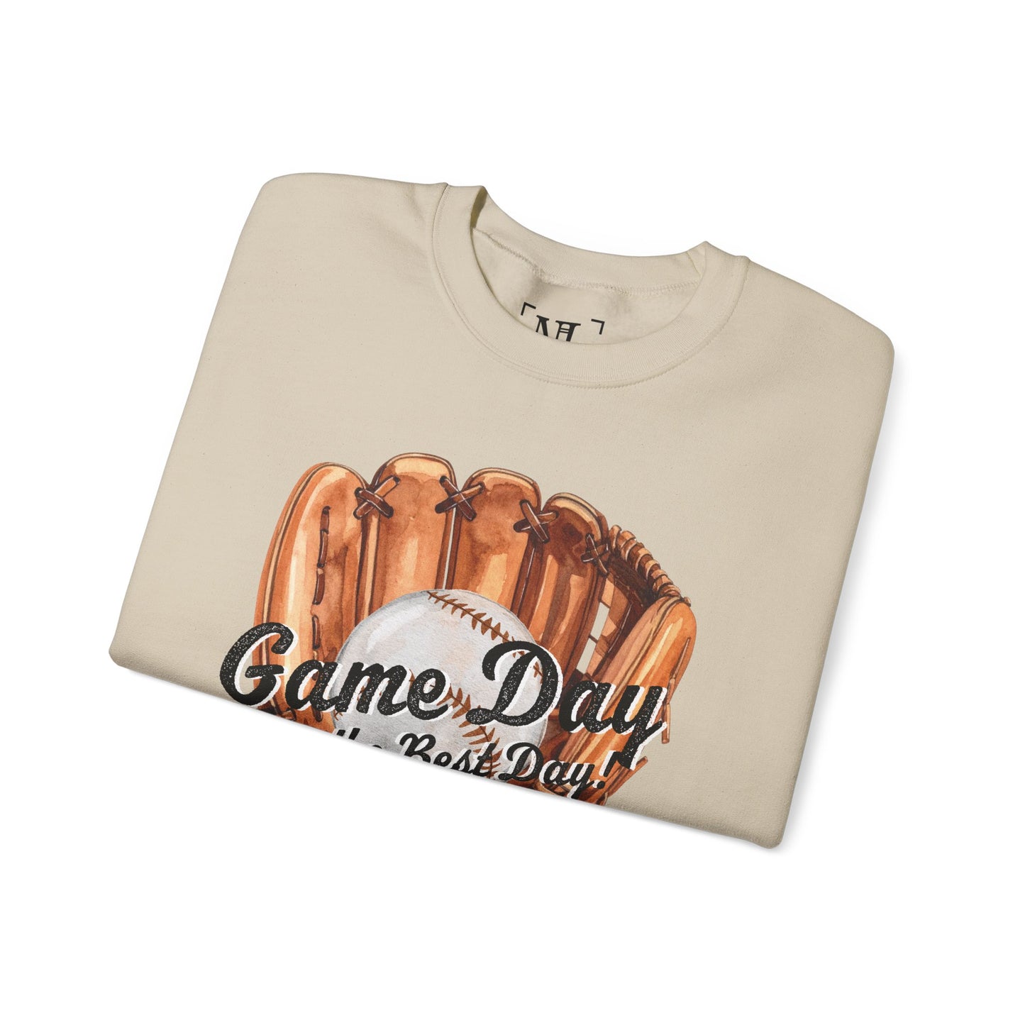 Game Day Baseball Sweatshirt — "Game Day is the Best Day" Crewneck