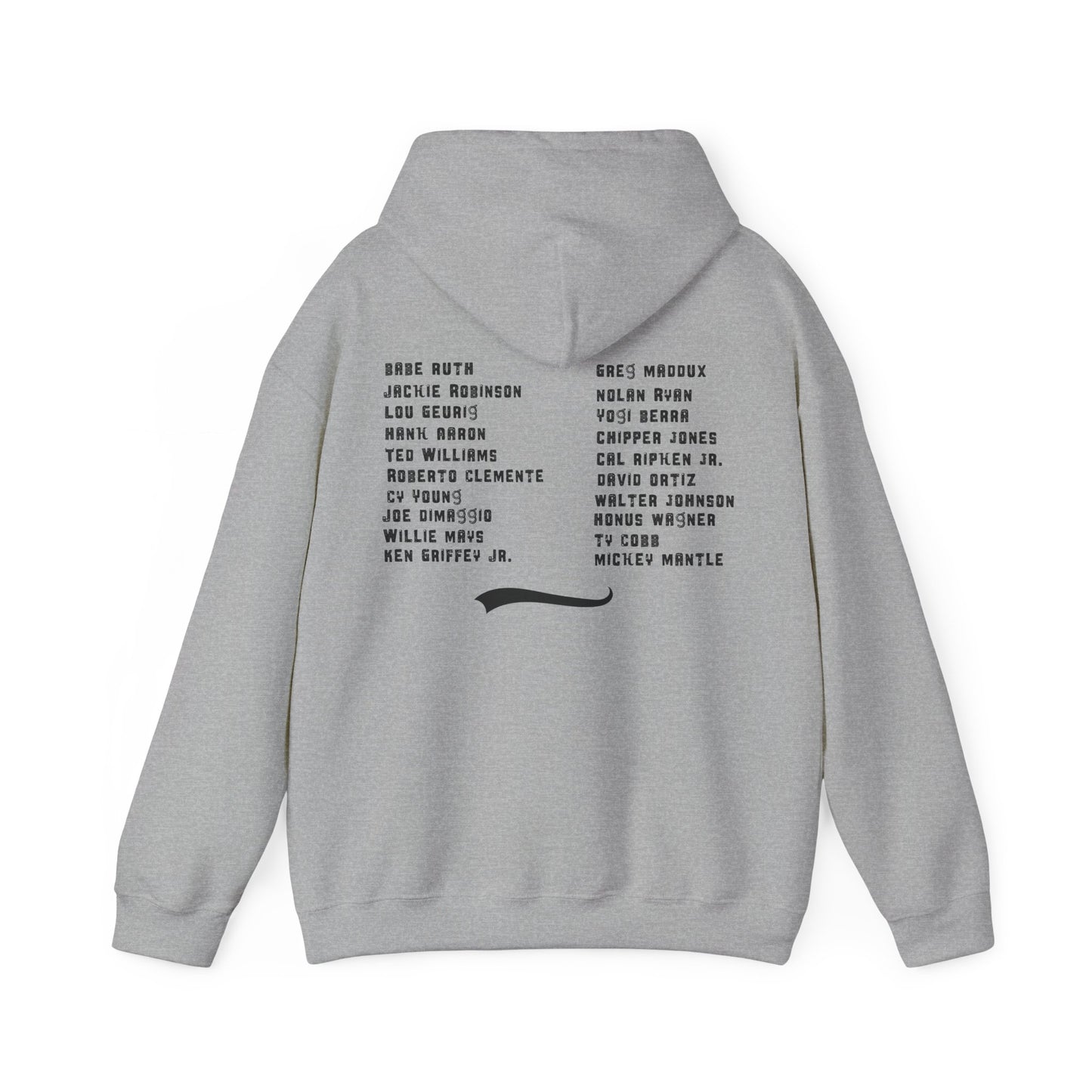 Baseball Tribute Hoodie — "Heroes Get Remembered, Legends Never Die" Hoodie