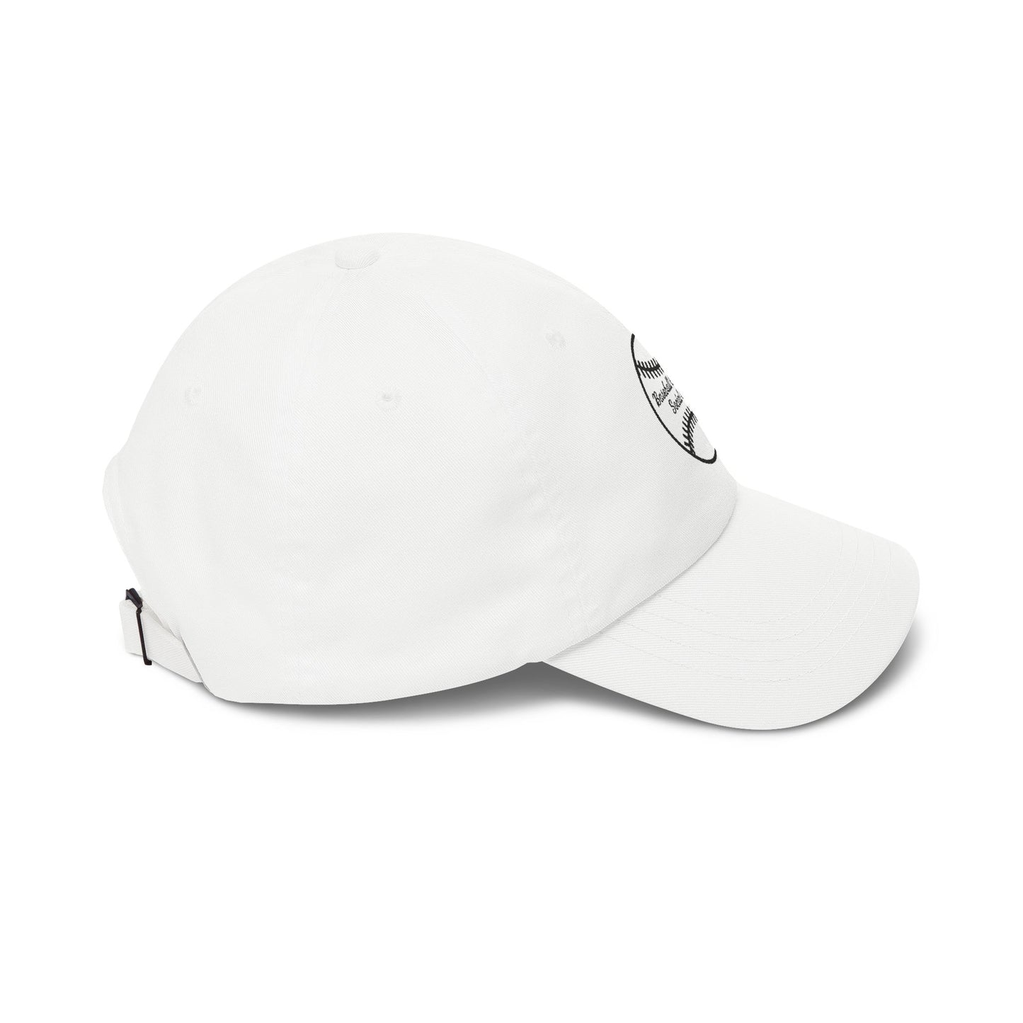 Baseball Grandma Social Club - Dad Cap Black Embroidered
