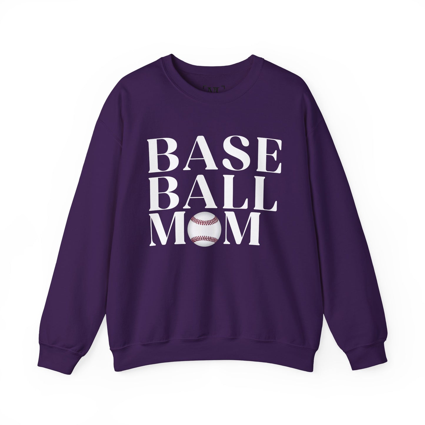 Baseball Mom Crewneck Sweatshirt - Baseball Graphic Pullover for Moms
