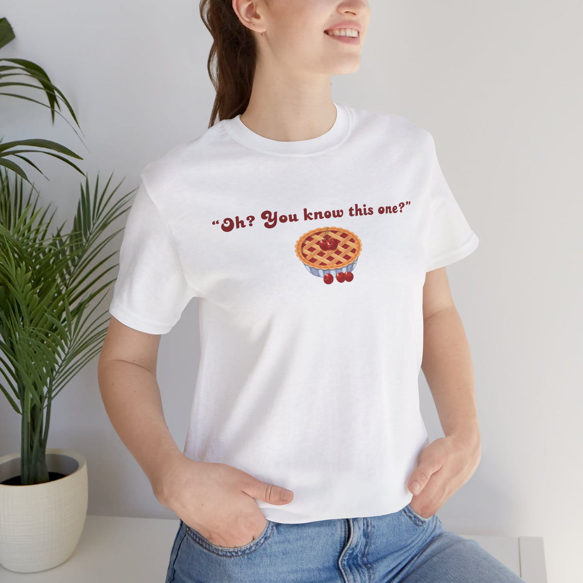"Oh? You know this one?" Cherry Pie - Hockey Romance Inspired Tee