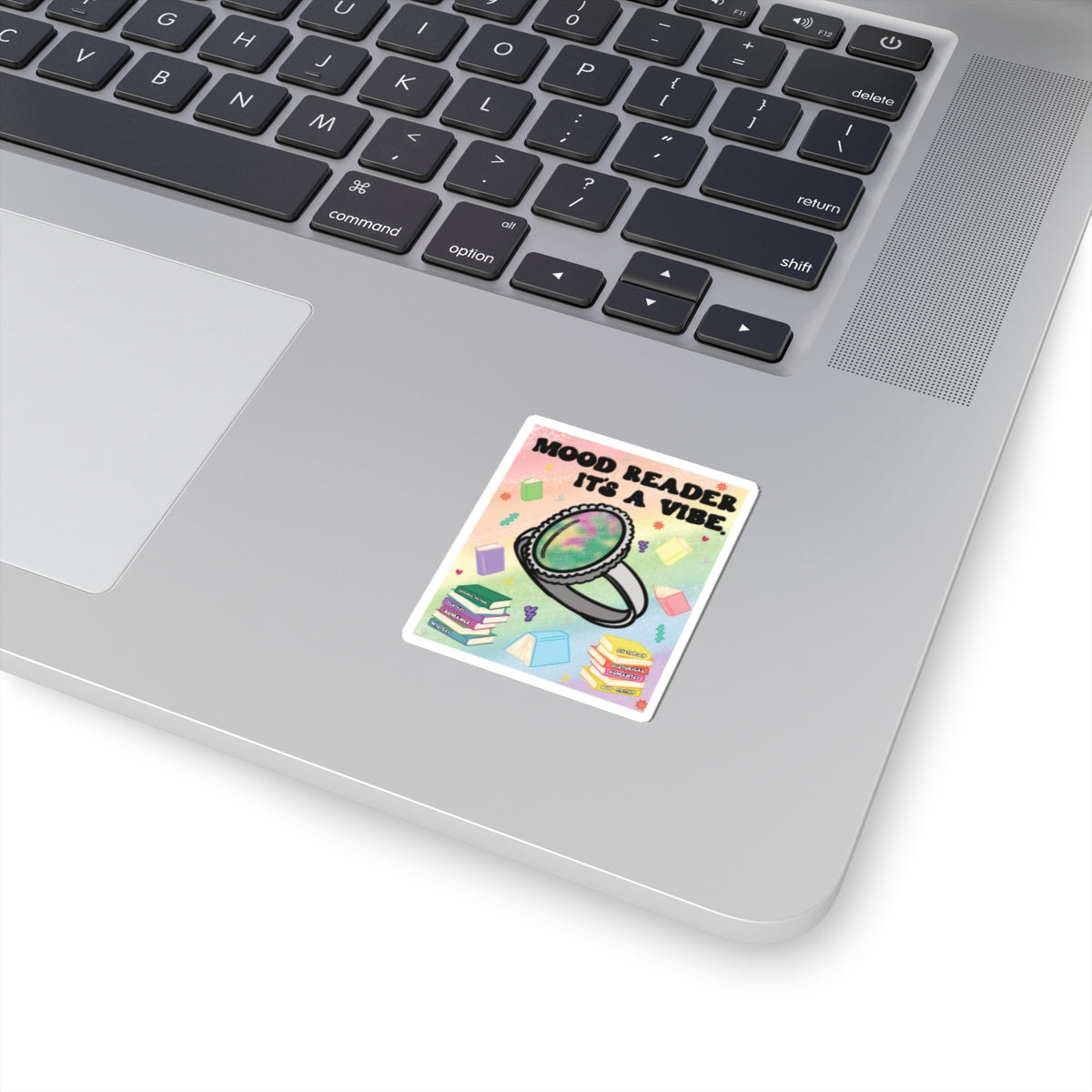 Mood Reader It's a Vibe —  Bookish Kiss-Cut Sticker (with Genres)