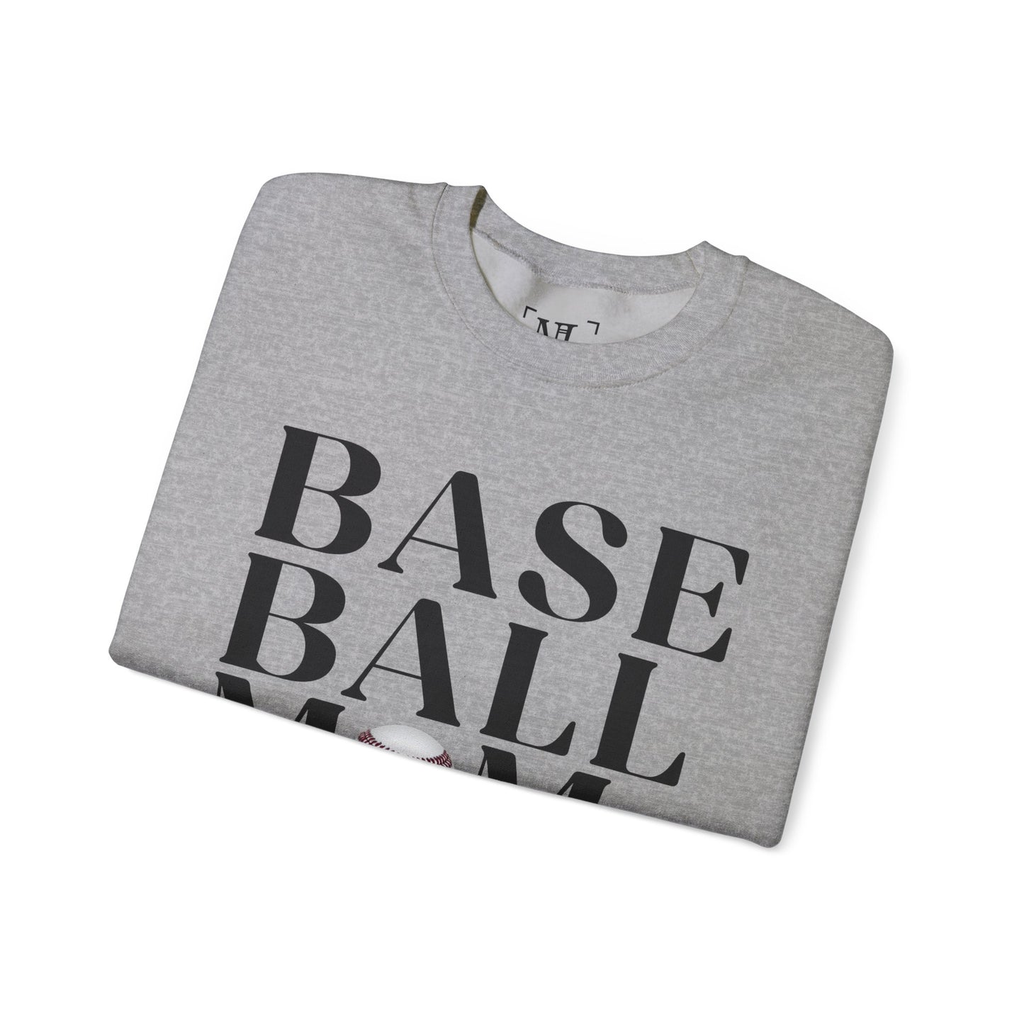 Baseball Mom Crewneck Sweatshirt - Baseball Graphic Pullover for Moms