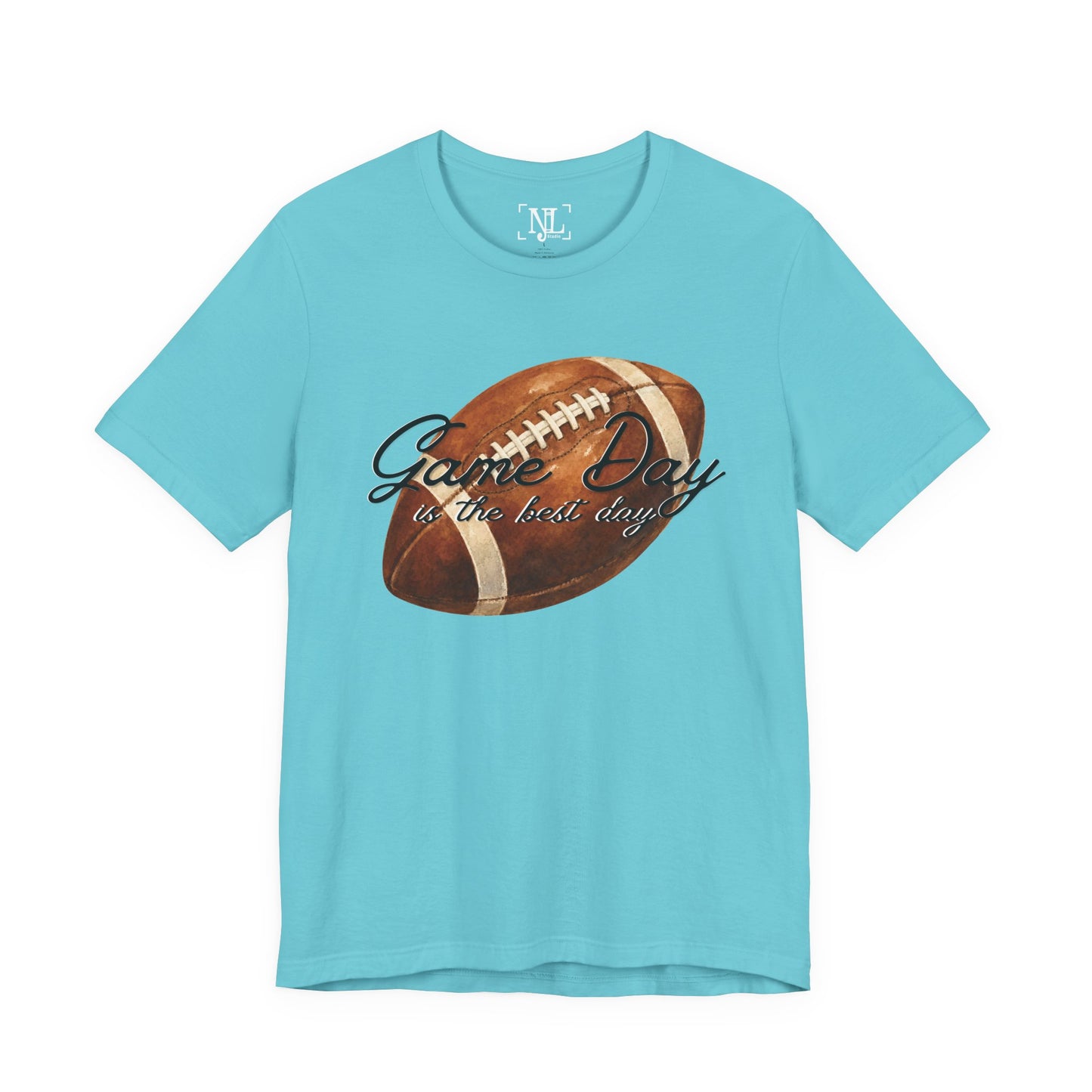Game Day Football Tee — "Game Day is the best day" Vintage Football Shirt