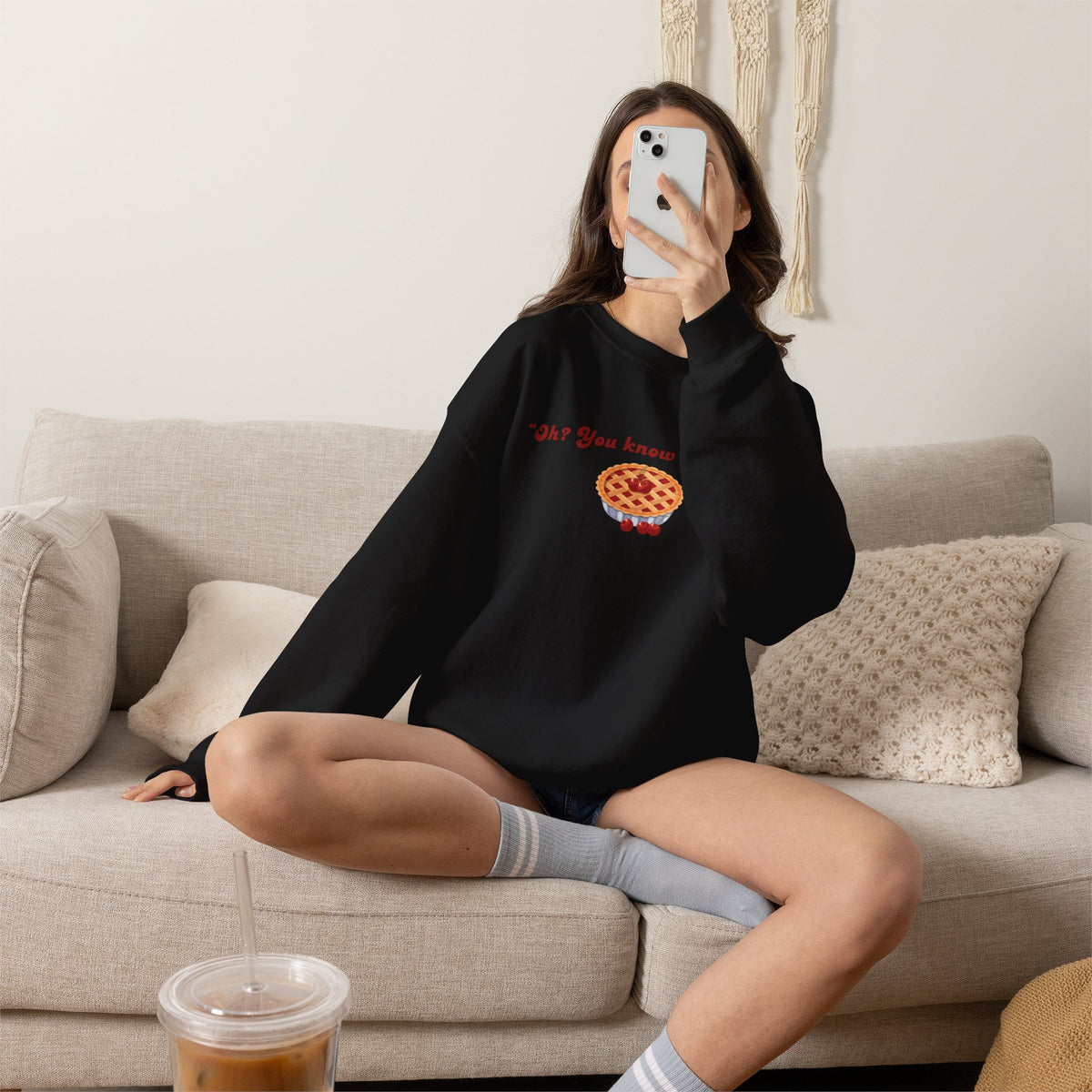 Oh? You know this one? Cherry Pie - Hockey Romance Inspired Sweatshirt