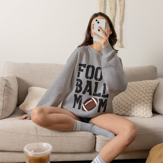 Football Mom Crewneck Sweatshirt