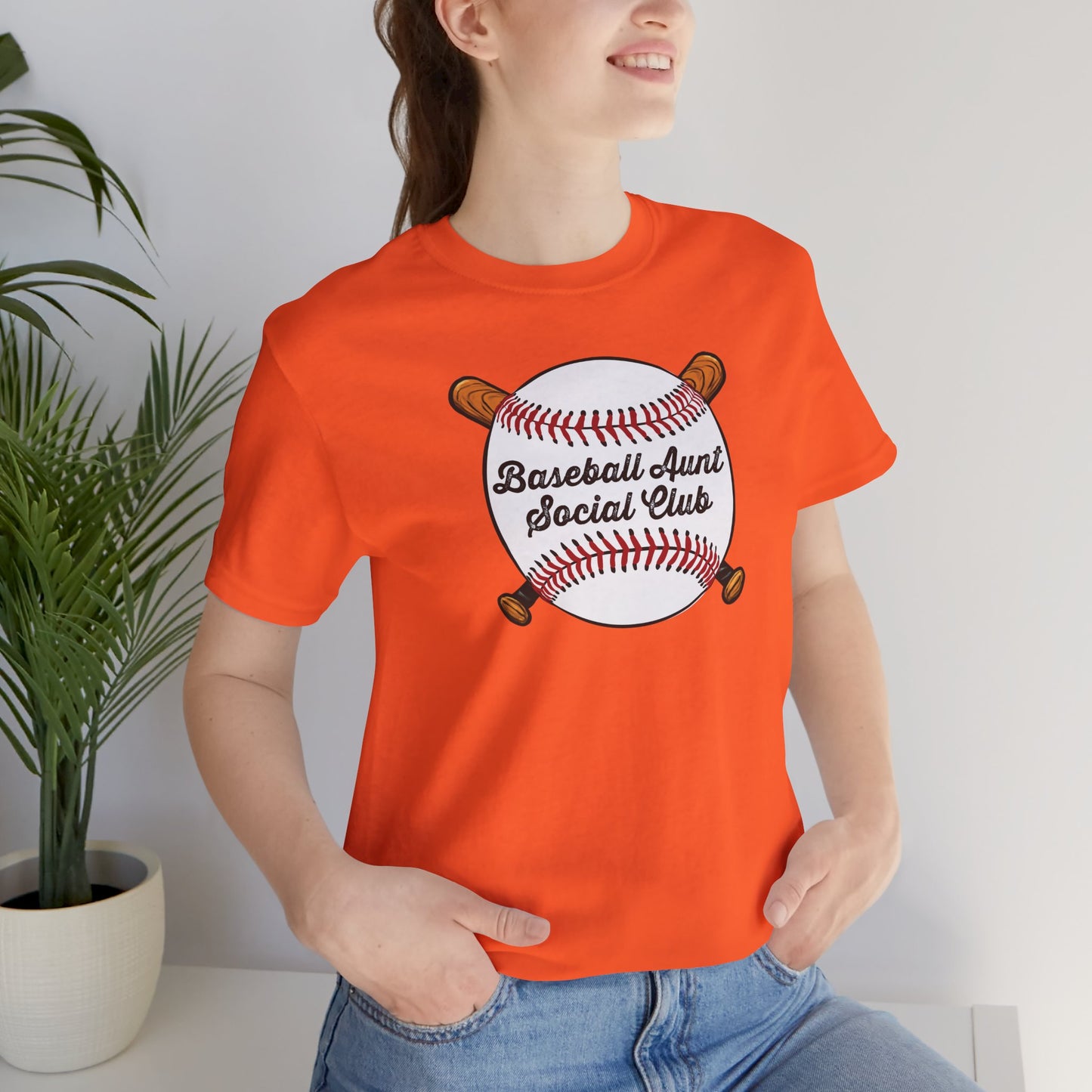 Baseball Aunt Social Club Tee — Women’s Baseball T-Shirt