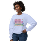 Cozy Book Lover Crewneck Sweatshirt — "Just One More Chapter Unless There’s a Cliffhanger."