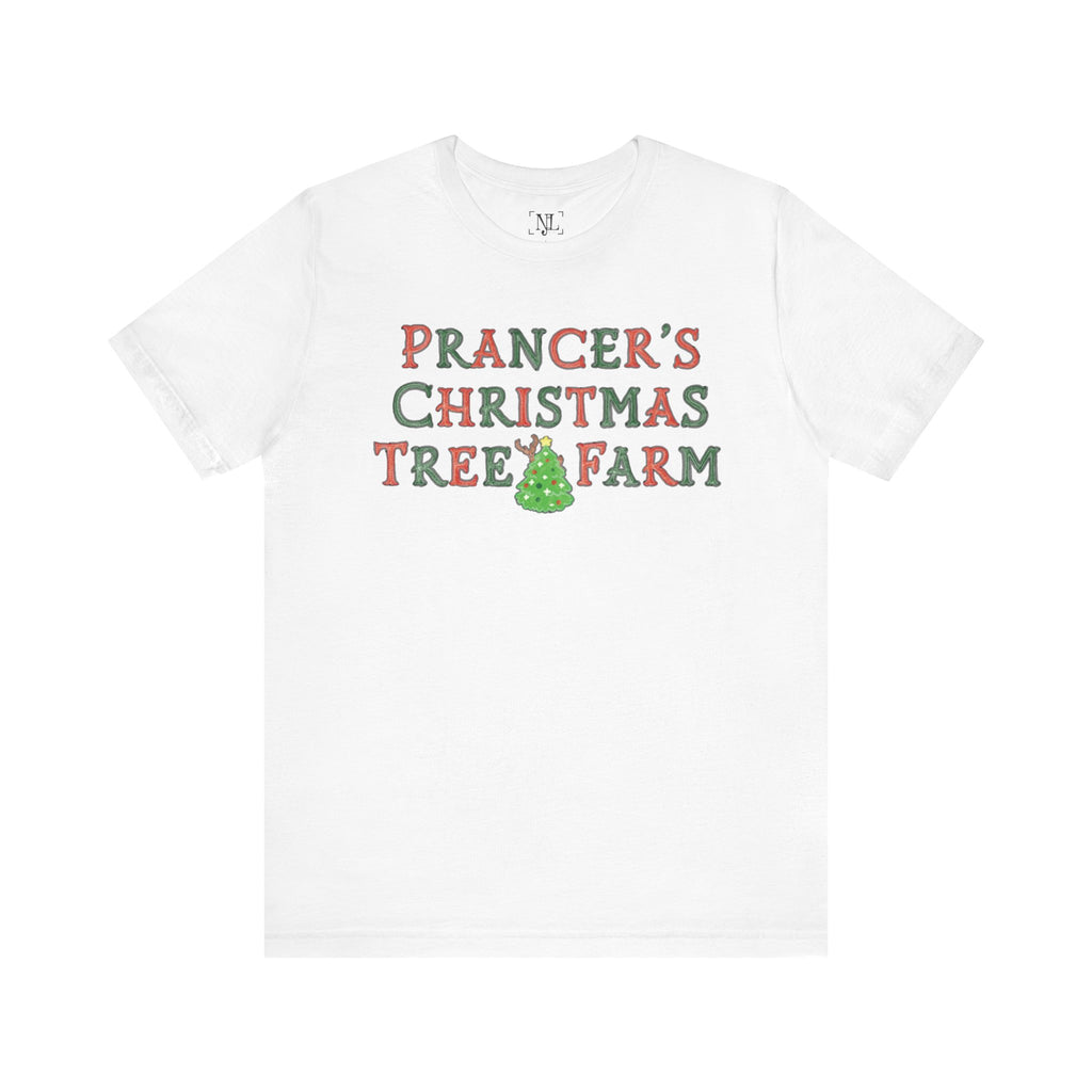 Prancer's Christmas Tree Farm Tee