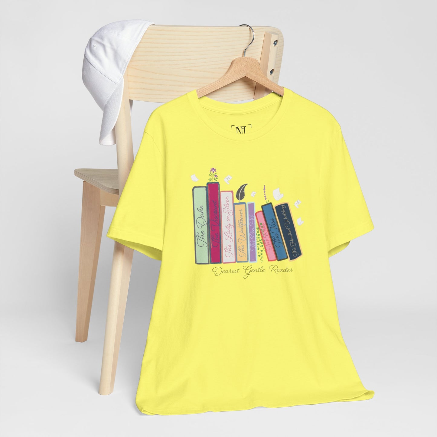 Dearest Gentle Reader Book Stack - Regency Romance Inspired Tee