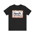 North Pole Library Short Sleeve Christmas Tee