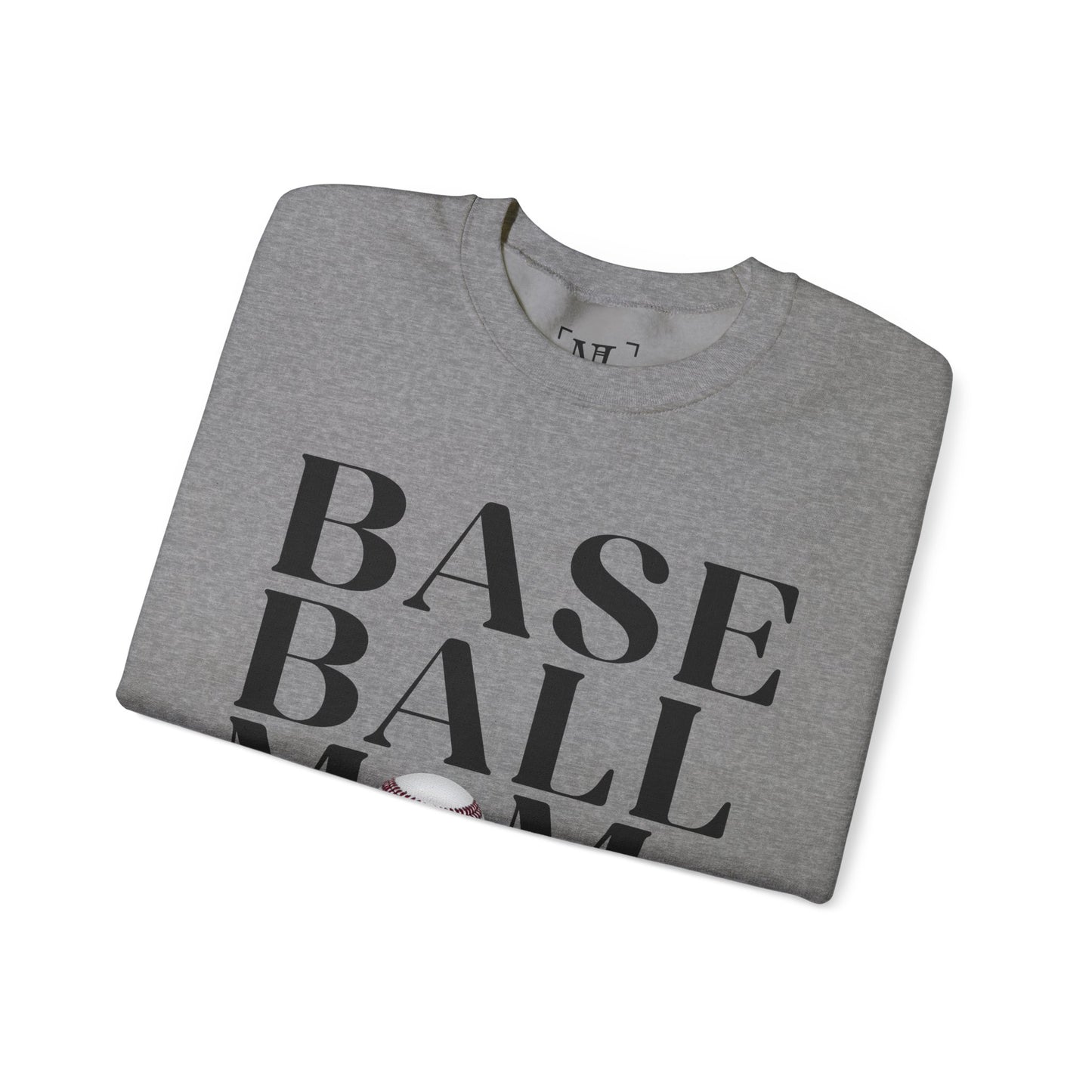 Baseball Mom Crewneck Sweatshirt - Baseball Graphic Pullover for Moms