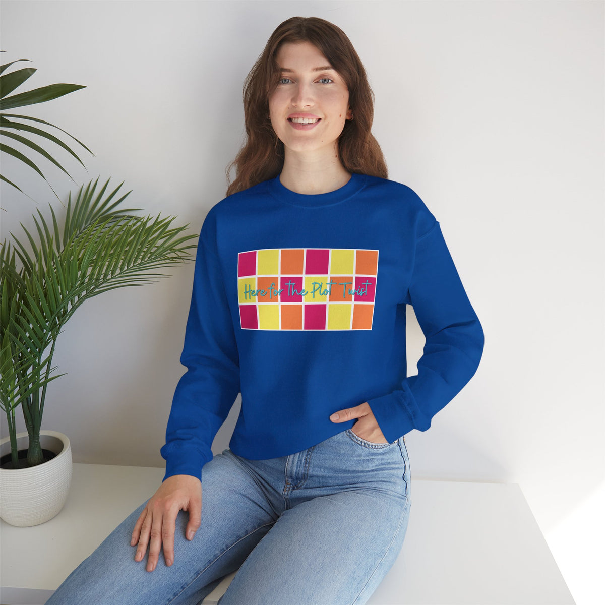 Here for the Plot Twist - Bookish Villa Inspired Sweatshirt